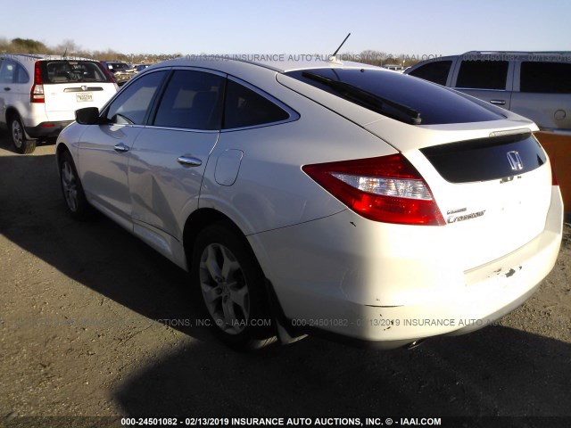 5J6TF1H50BL001307 - 2011 HONDA ACCORD CROSSTOUR EXL WHITE photo 6