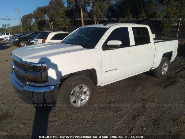 3GCPCREC6HG398822 - 2017 CHEVROLET SILVERADO C1500 LT WHITE photo 2