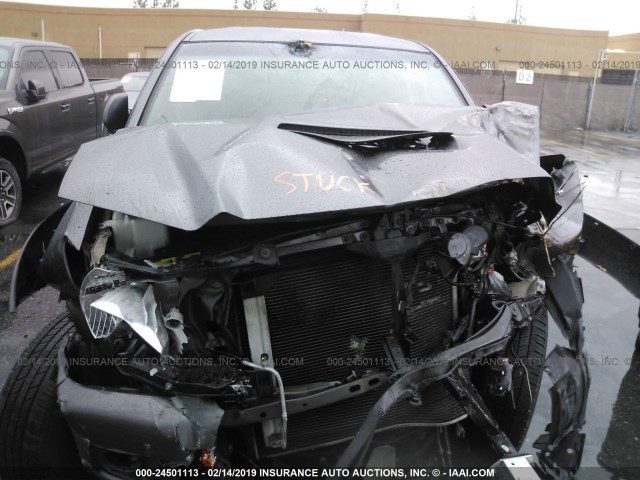 5TFJU4GN8CX018744 - 2012 TOYOTA TACOMA DOUBLE CAB PRERUNNER GRAY photo 10