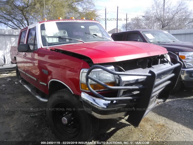 2FTJW36M7PCA50296 - 1993 FORD F350 RED photo 1