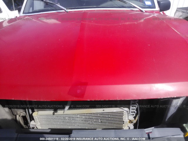 2FTJW36M7PCA50296 - 1993 FORD F350 RED photo 10