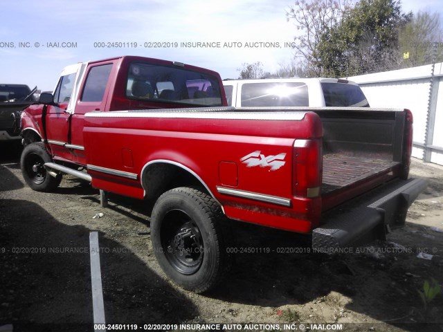 2FTJW36M7PCA50296 - 1993 FORD F350 RED photo 3