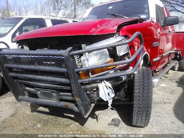 2FTJW36M7PCA50296 - 1993 FORD F350 RED photo 7