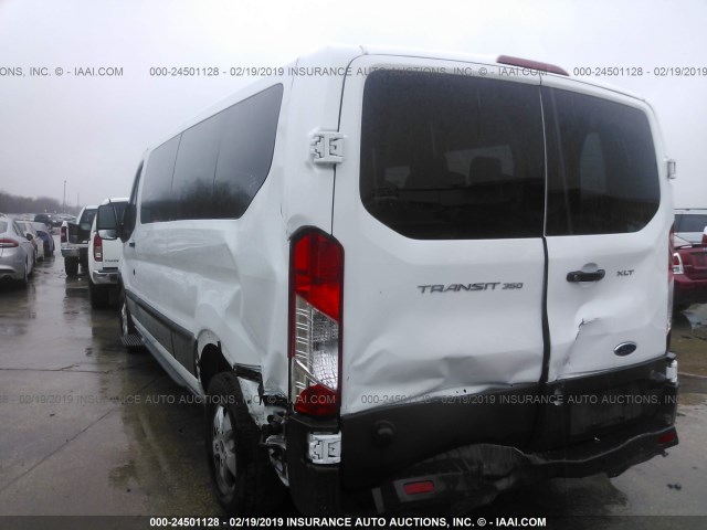 1FBZX2YM1JKA91196 - 2018 FORD TRANSIT T-350 WHITE photo 3