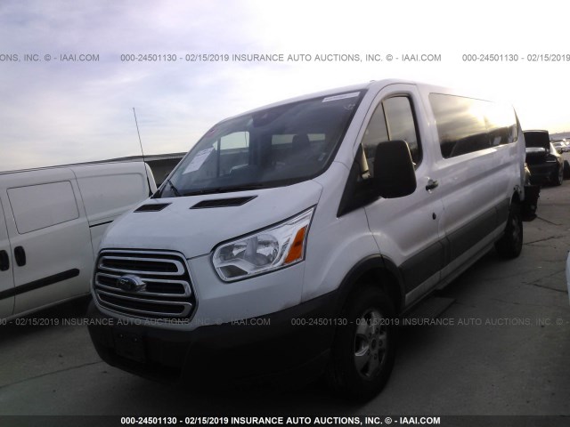 1FBZX2YM6JKA90240 - 2018 FORD TRANSIT T-350 WHITE photo 2