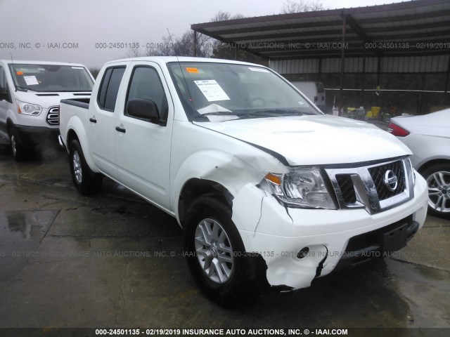 1N6AD0ER6KN730174 - 2019 NISSAN FRONTIER WHITE photo 1