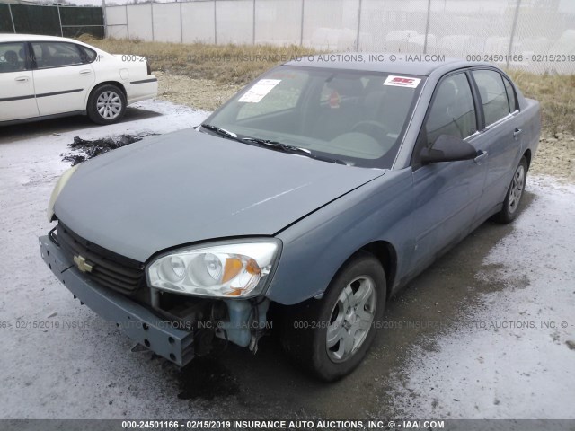 1G1ZS58N57F241910 - 2007 CHEVROLET MALIBU LS GRAY photo 2