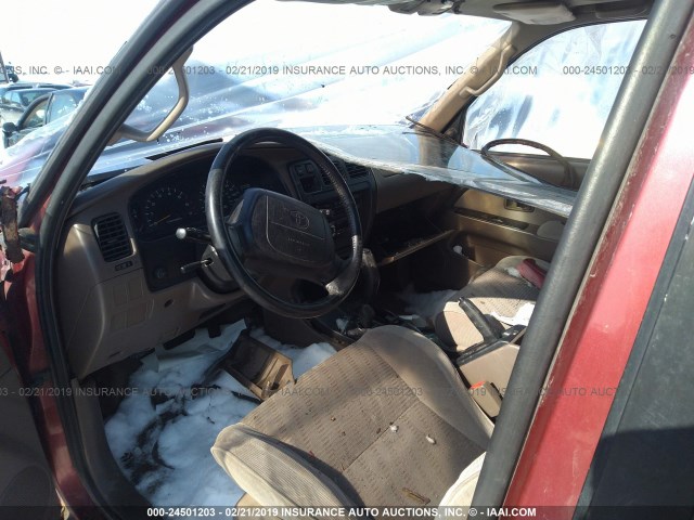 JT3HN86R9T0029451 - 1996 TOYOTA 4RUNNER SR5 MAROON photo 5