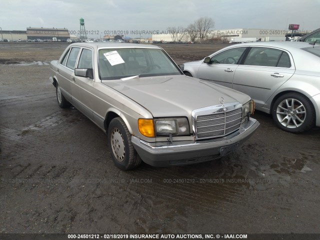 WDBCA39E1MA602074 - 1991 MERCEDES-BENZ 560 SEL GOLD photo 1