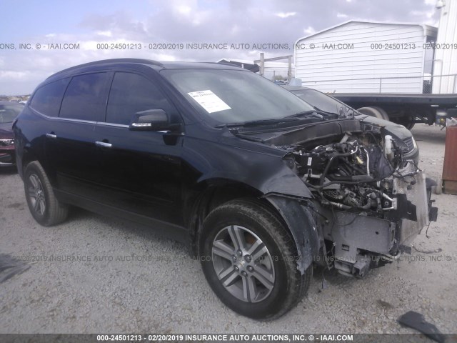 1GNKRGKD5HJ259992 - 2017 CHEVROLET TRAVERSE LT BLACK photo 1