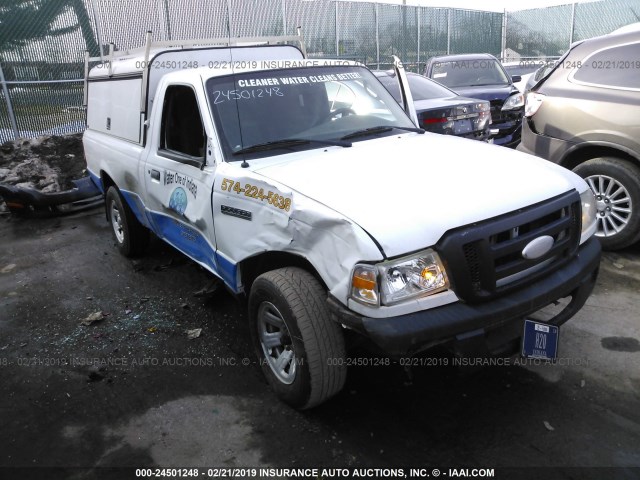 1FTYR10U26PA65224 - 2006 FORD RANGER WHITE photo 1