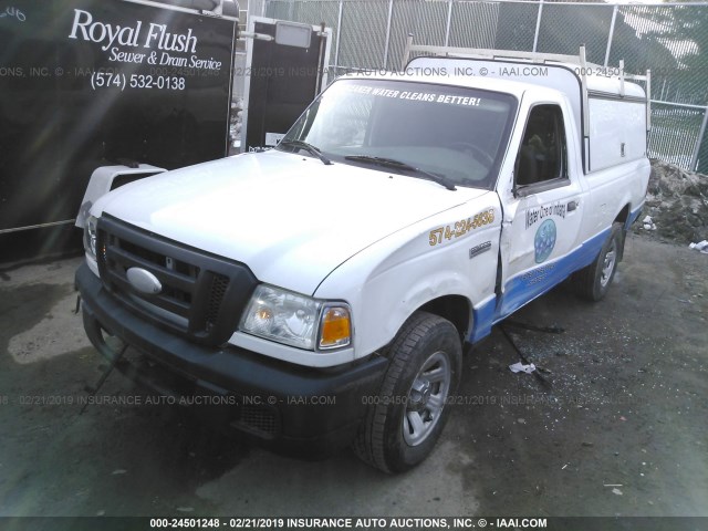 1FTYR10U26PA65224 - 2006 FORD RANGER WHITE photo 2