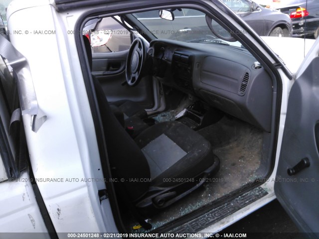 1FTYR10U26PA65224 - 2006 FORD RANGER WHITE photo 5