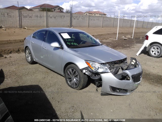 2G4GK5EX6G9195884 - 2016 BUICK REGAL SILVER photo 1