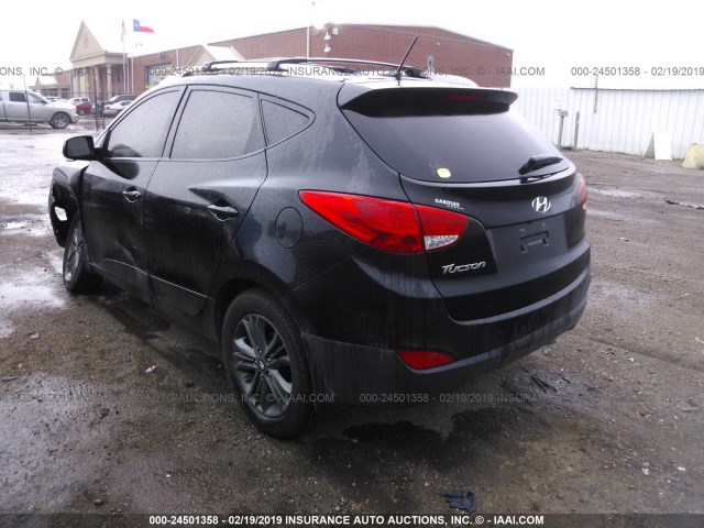 KM8JU3AG9EU898759 - 2014 HYUNDAI Tucson GLS/LIMITED/SE BLACK photo 3