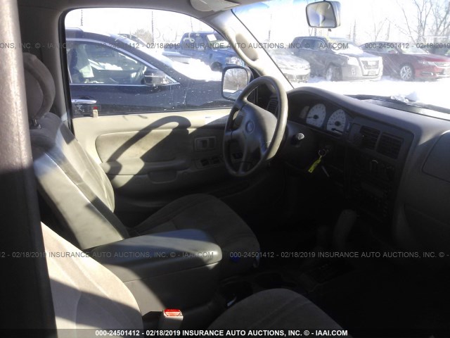 5TEHN72N42Z059481 - 2002 TOYOTA TACOMA DOUBLE CAB 红色 照片 5