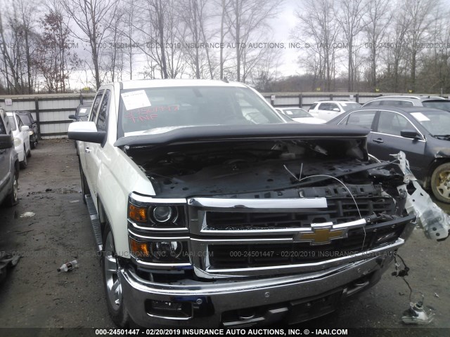 3GCUKSECXEG263626 - 2014 CHEVROLET SILVERADO K1500 LTZ CREAM photo 1