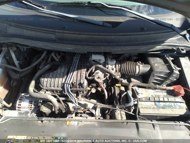 2FMZA506X4BA76718 - 2004 FORD FREESTAR BLUE photo 10