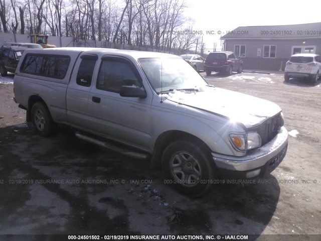 5TEVL52N23Z163434 - 2003 TOYOTA TACOMA XTRACAB SILVER photo 1