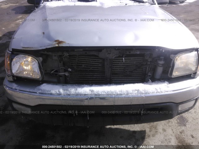 5TEVL52N23Z163434 - 2003 TOYOTA TACOMA XTRACAB SILVER photo 6