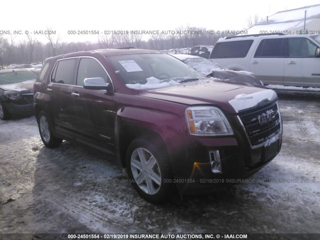 2CTALSECXB6226412 - 2011 GMC TERRAIN SLE MAROON photo 1