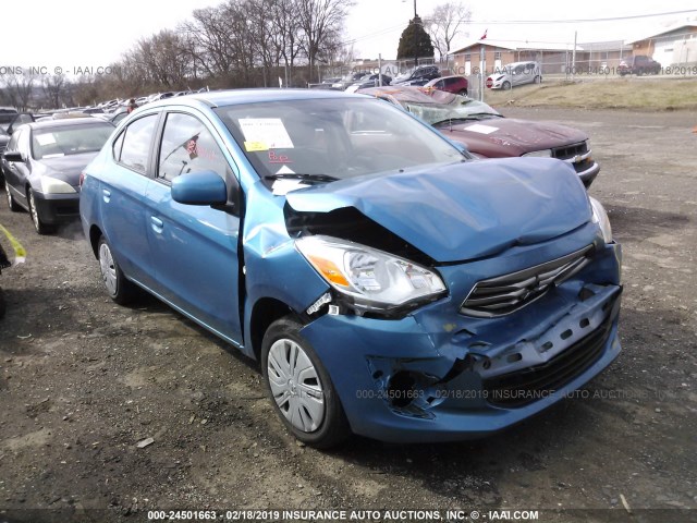 ML32F3FJ5HHF11182 - 2017 MITSUBISHI MIRAGE G4 ES ლურჯი ფოტო 1