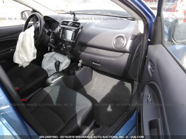 ML32F3FJ5HHF11182 - 2017 MITSUBISHI MIRAGE G4 ES ლურჯი ფოტო 5