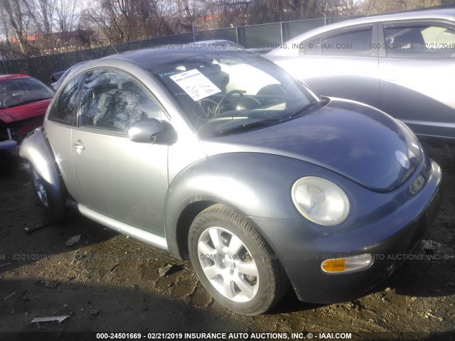 3VWBD21C73M436215 - 2003 VOLKSWAGEN NEW BEETLE GL GRAY photo 1