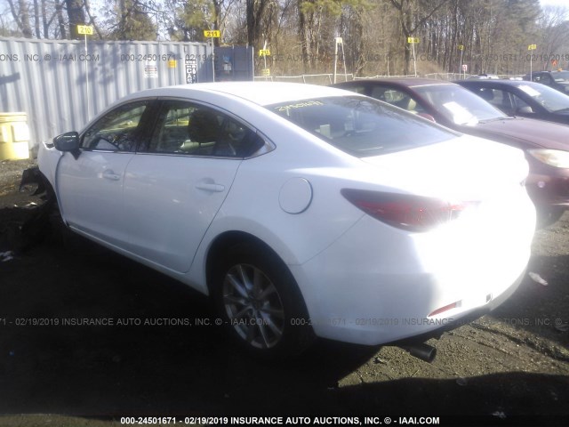 JM1GJ1U58G1473138 - 2016 MAZDA 6 SPORT WHITE photo 3