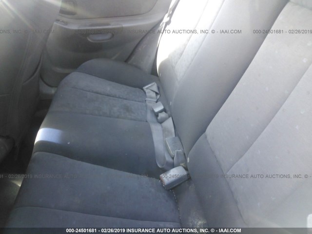 KMHCG45C53U485358 - 2003 HYUNDAI ACCENT GL SILVER photo 8