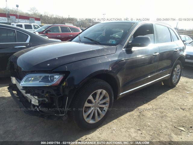 WA1L2AFP4GA116740 - 2016 AUDI Q5 PREMIUM PLUS Dark Blue photo 2