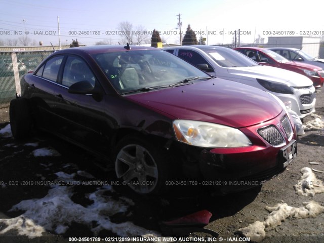 1G2ZG57B584149715 - 2008 PONTIAC G6 SE RED photo 1