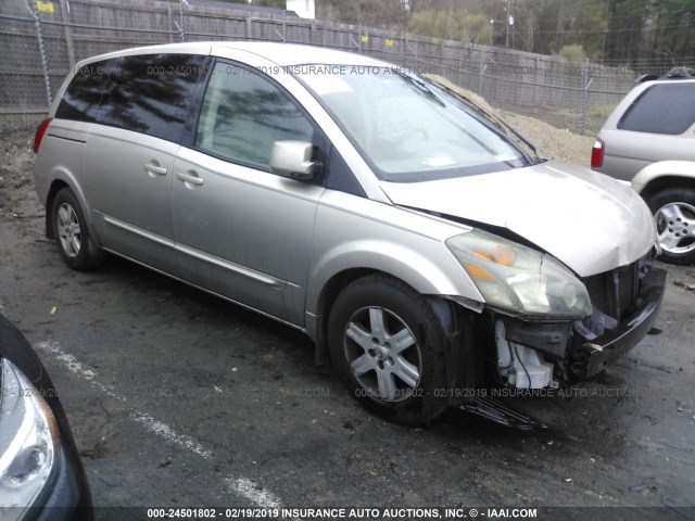 5N1BV28U04N331517 - 2004 NISSAN QUEST S/SE/SL GOLD photo 1