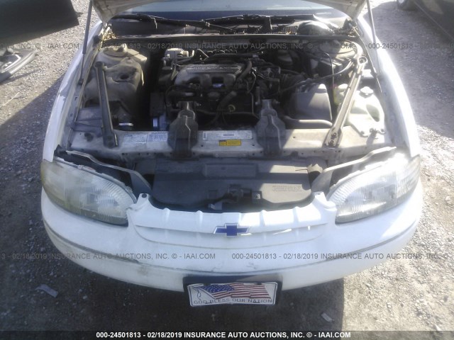 2G1WL52M0T1198675 - 1996 CHEVROLET LUMINA WHITE photo 10