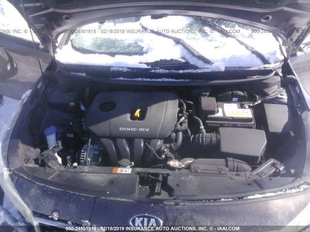 3KPFL4A71HE146723 - 2017 KIA FORTE LX/S GRAY photo 10