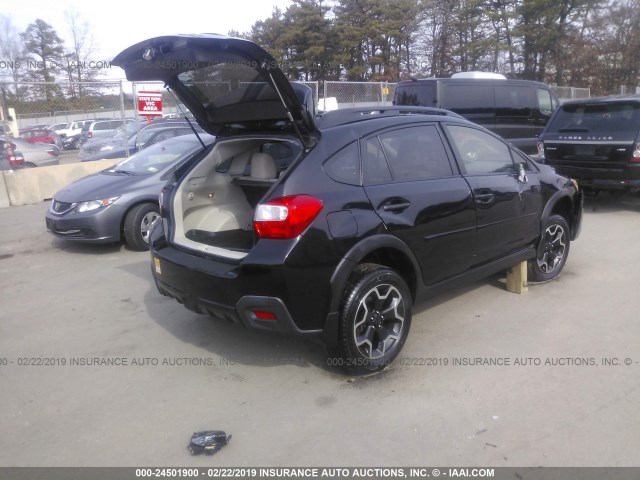 JF2GPAWC5E8329448 - 2014 SUBARU XV CROSSTREK 2.0 PREMIUM BLACK photo 4