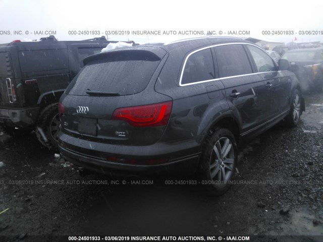 WA1LGAFE9ED017584 - 2014 AUDI Q7 PREMIUM PLUS GRAY photo 4