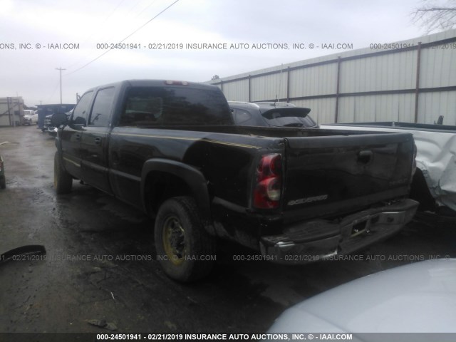 1GCHC23U15F971792 - 2005 CHEVROLET SILVERADO C2500 HEAVY DUTY BLACK photo 3