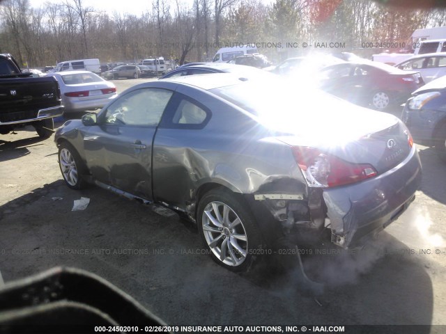 JN1CV6EL0DM980870 - 2013 INFINITI G37 BLACK photo 3