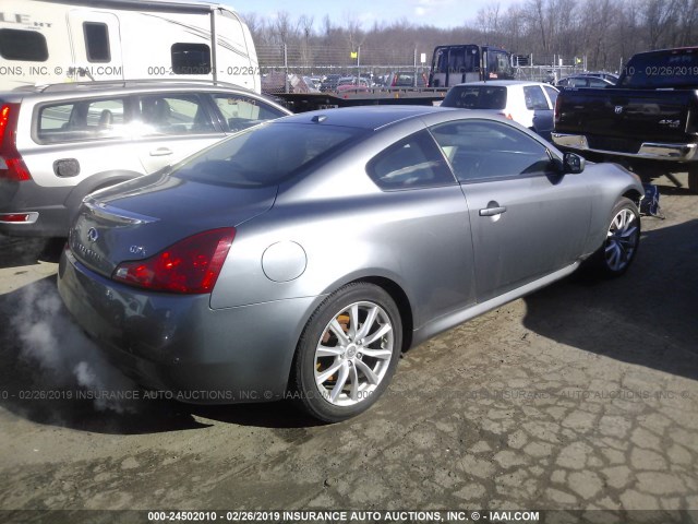 JN1CV6EL0DM980870 - 2013 INFINITI G37 BLACK photo 4