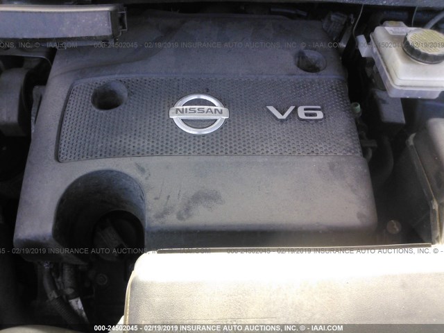 5N1AR2MM7DC688565 - 2013 NISSAN PATHFINDER S/SV/SL/PLATINUM SILVER photo 10