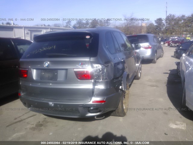 5UXZV4C5XCL988218 - 2012 BMW X5 XDRIVE35I SILVER photo 4
