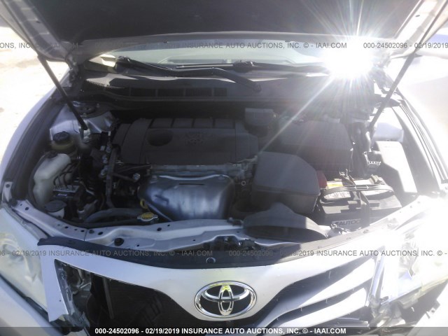 4T1BF3EK8BU677629 - 2011 TOYOTA CAMRY SE/LE/XLE 银色 照片 10