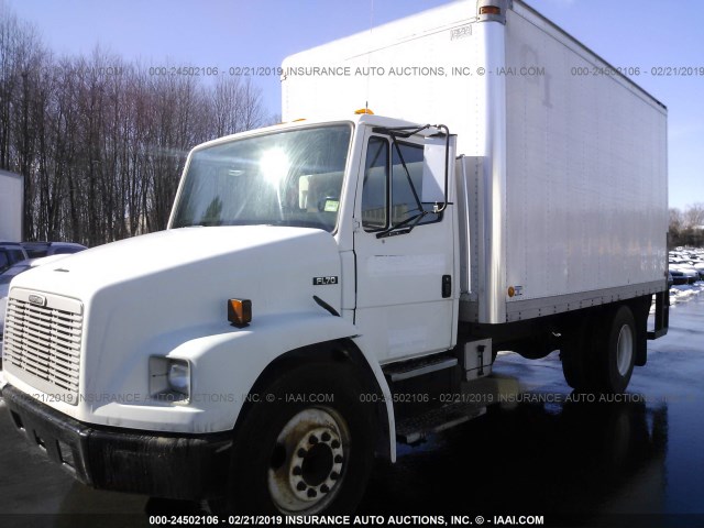 1FV3HJAC61HH57032 - 2001 FREIGHTLINER MEDIUM CONVENTION FL70 WHITE photo 2