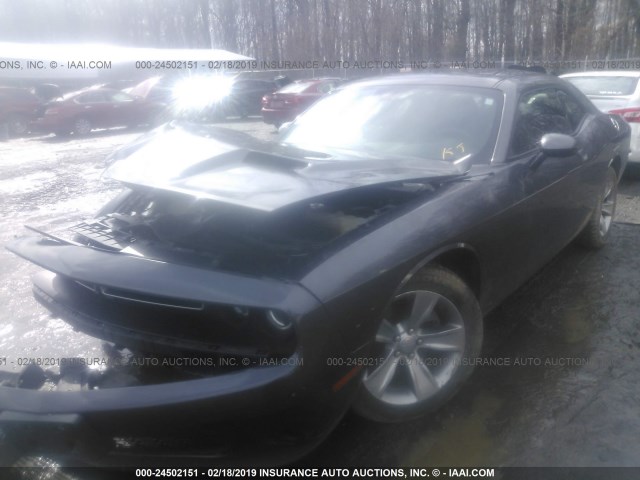 2C3CDZAG8FH839307 - 2015 DODGE CHALLENGER SXT GRAY photo 2