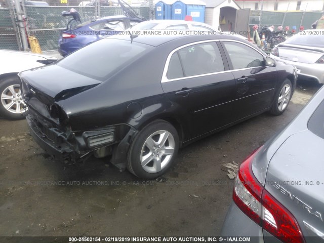 1G1ZB5EB3A4143679 - 2010 CHEVROLET MALIBU LS BLACK photo 4