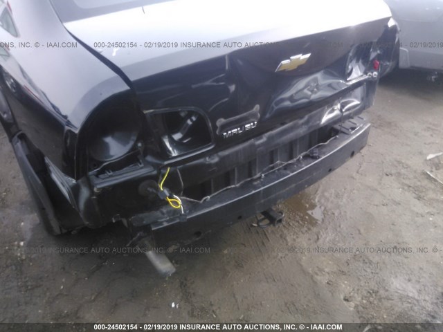 1G1ZB5EB3A4143679 - 2010 CHEVROLET MALIBU LS BLACK photo 6