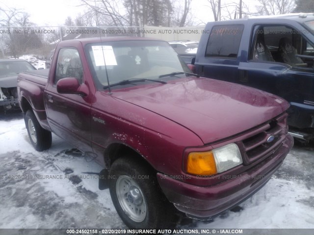 1FTCR11XXSPA50001 - 1995 FORD RANGER RED photo 1