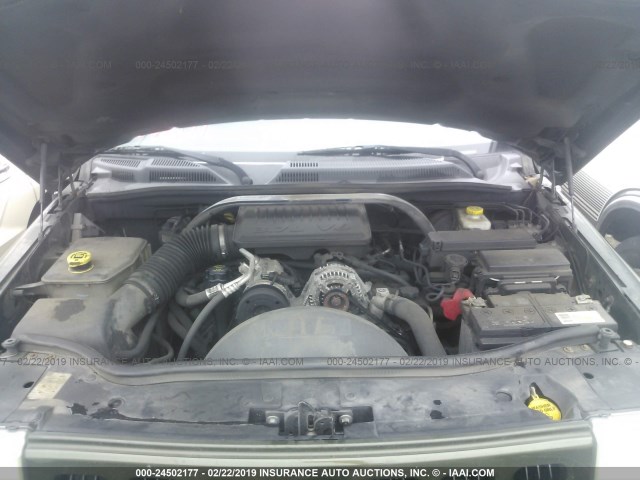 1J8HG48KX6C304142 - 2006 JEEP COMMANDER GREEN photo 10