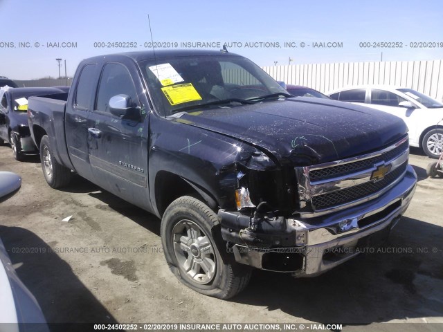 1GCRKSE78DZ248923 - 2013 CHEVROLET SILVERADO K1500 LT BLACK photo 1